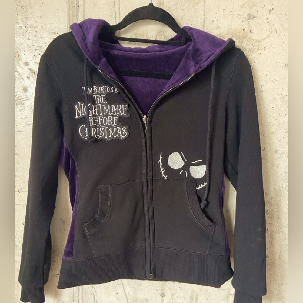 Disney Hong Kong Disneyland Nightmare Before Christmas Tim Burton Zip Up